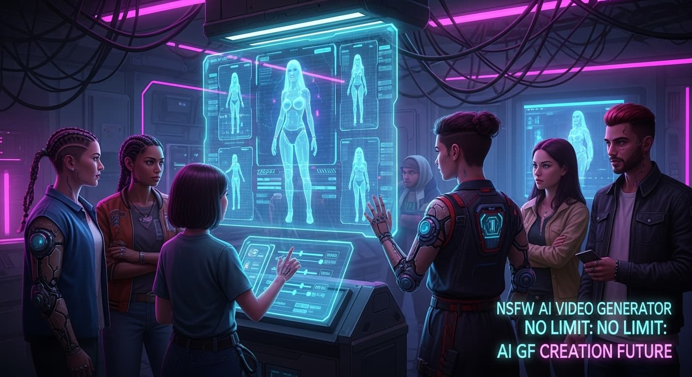 NSFW AI Video Generator No Limit: AI GF Creation Future.